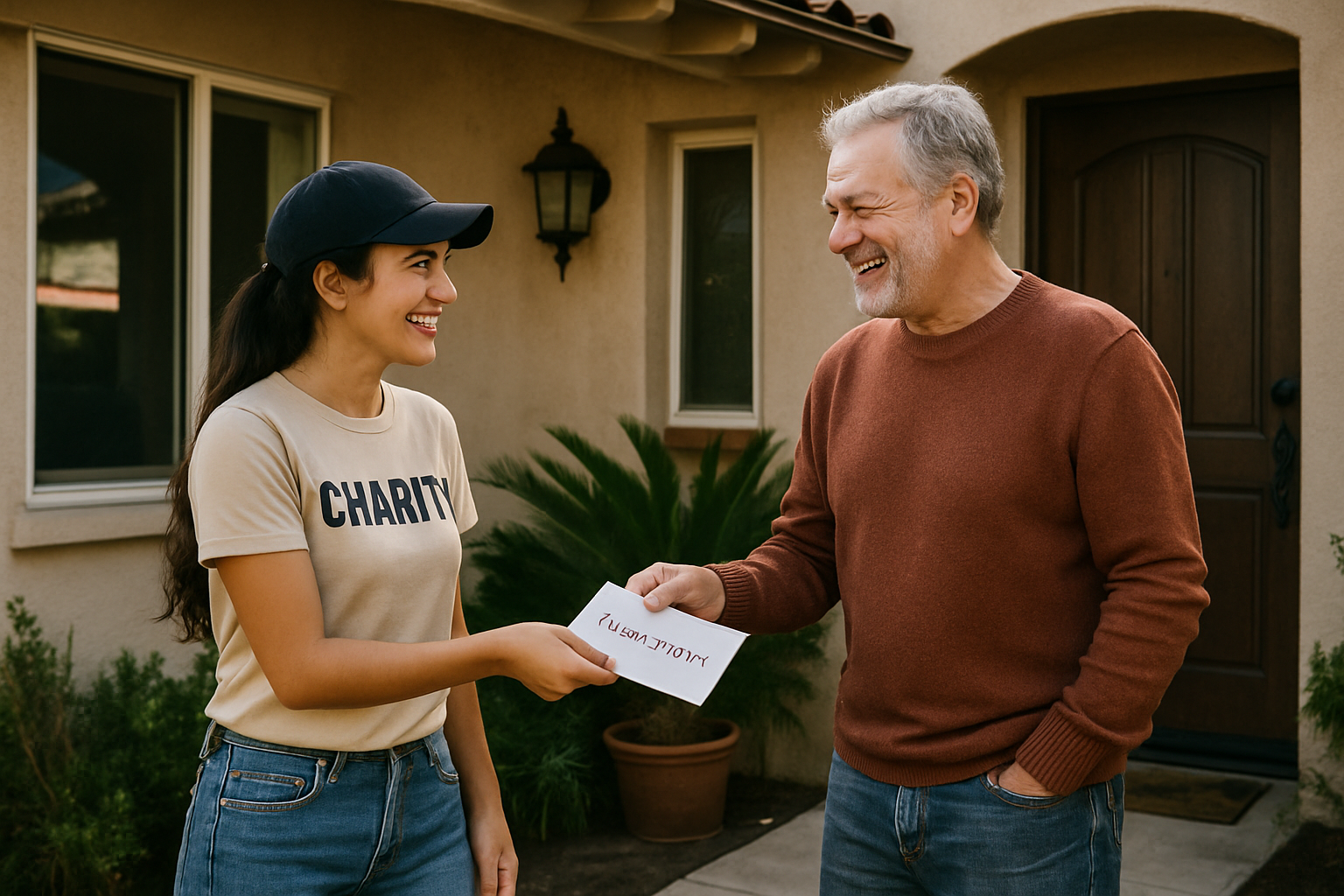 Vehicle donation moment in Chula Vista